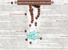 اینفوگرافی دلایل صلح امام حسن علیه السلام با معاویه