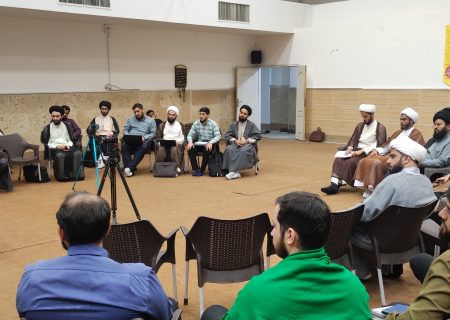 گفتگوی علمی صمیمانه استاد آیت‌الله طبسی با امامت‌پژوهان