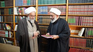 دیدار اعضای دبیرخانه کنگره بین المللی بزرگداشت علامه میرحامد حسین لکهنوی رحمه الله با آیت الله سند حفظه الله