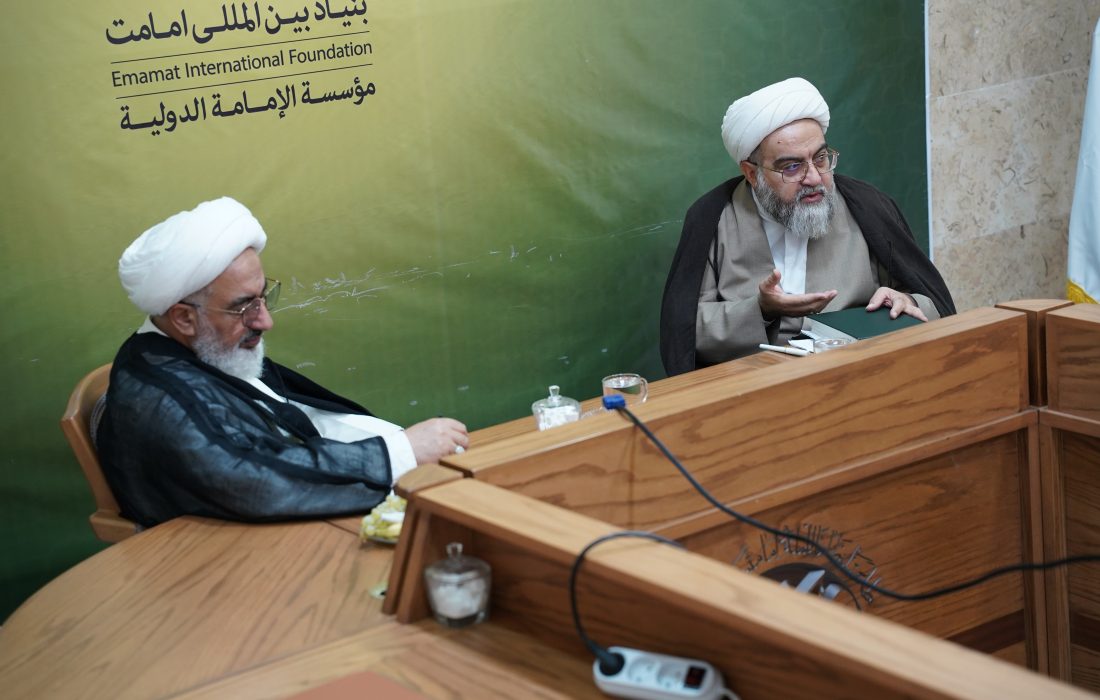 گزارش تصویری بازدید حجت الاسلام والمسلمین حکیم الهی(زیدعزه) نماینده مقام معظم رهبری در کشور هندوستان از بنیاد بین المللی امامت