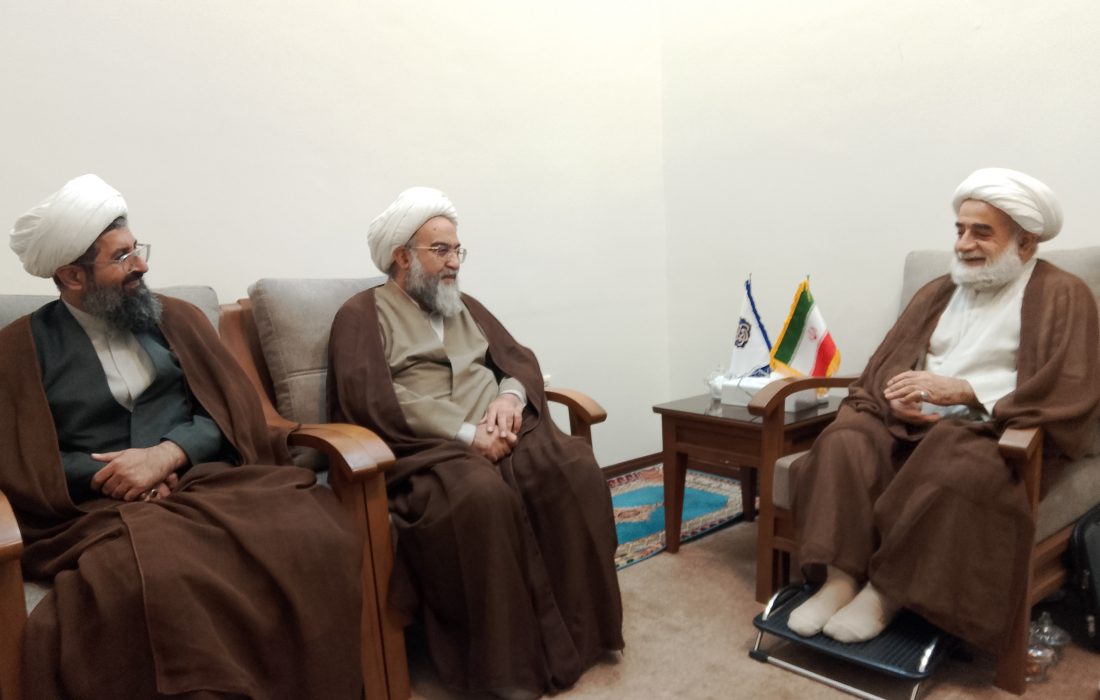 حجت الاسلام والمسلمین دکتر محمدتقی سبحانی با حضرت آیت‌الله تحریری دیدار کردند