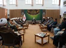 اعضای شورای مرکزی مجمع علما و طلاب جاغوری با ریاست محترم بنیاد بین المللی امامت دیدار کردند